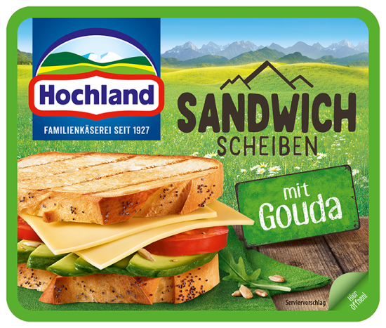 Hochland Sandwich-Scheiben Gouda