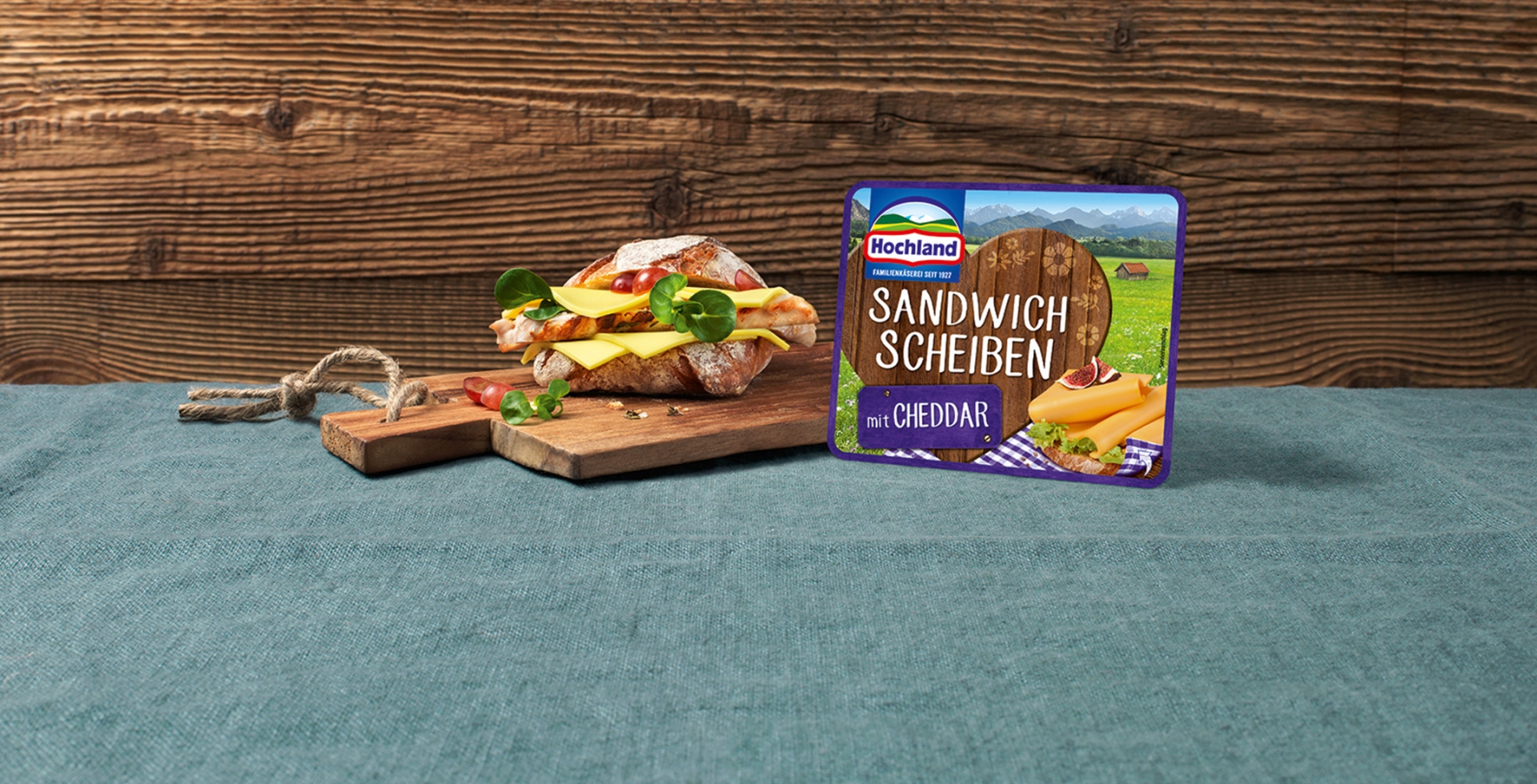 Sandwich Scheiben Cheddar