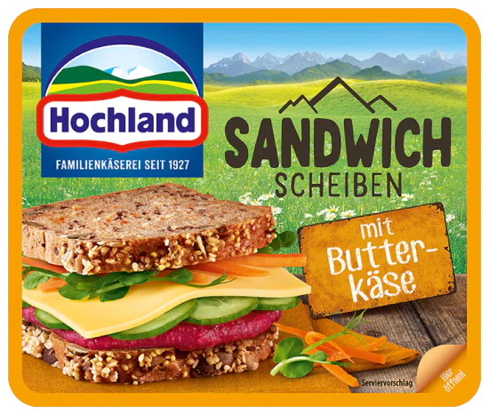 Hochland Sandwich Scheiben Butterkaese