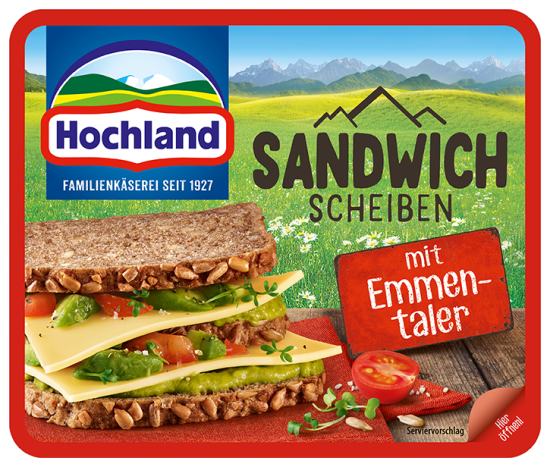 Hochland Sandwich-Scheiben Emmentaler